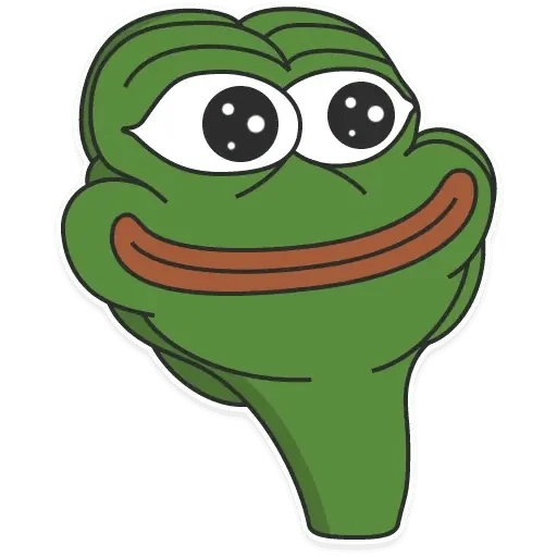 Preview of Heart Eyes Pepe iMessage sticker