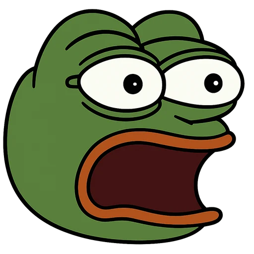 Preview of Speechless Pepe iMessage sticker