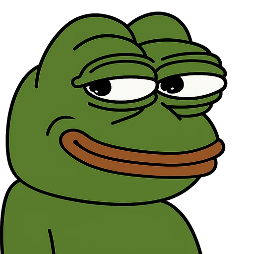 Preview of Side Eye Pepe iMessage sticker